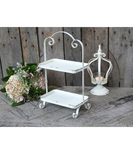 CHIC ANTIQUE Mini Étagère bianco antico