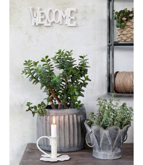 CHIC ANTIQUE Welcome - bianco 9 x 23,5 cm