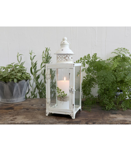 CHIC ANTIQUE Lanterna bianca 39 x 14 x 14 cm