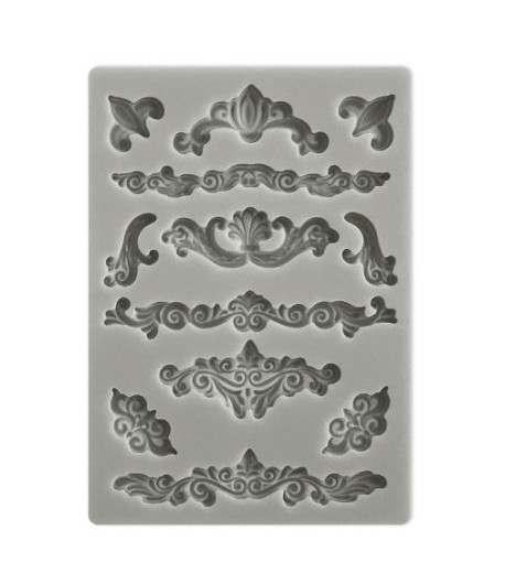 Stamperia STAMPO IN SILICONE  ANGOLI E DECORI -  A6 10,5 X 14,8  x 1 cm