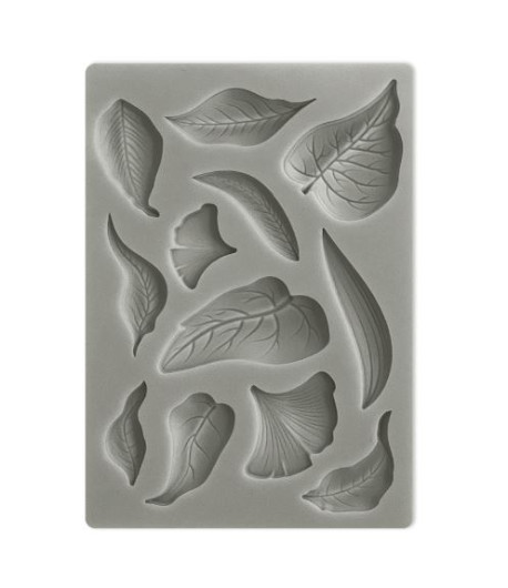 Stamperia STAMPO IN SILICONE SUNFLOWER ART FOGLIE - A6 10,5 X 14,8 X 1 cm