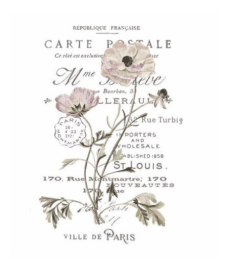 Trasferibile Transfer carte postale - 91 x 60 cm