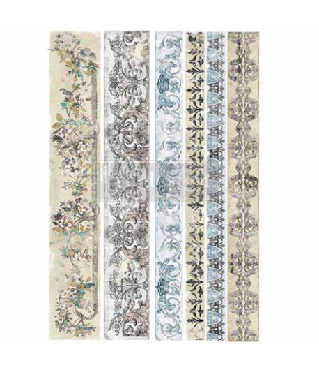 Trasferibile Transfer distressed borders - 61 x 89  cm