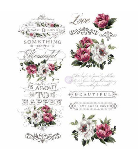 Trasferibile Transfer HOPEFUL WISHES  - 56 X 76 cm