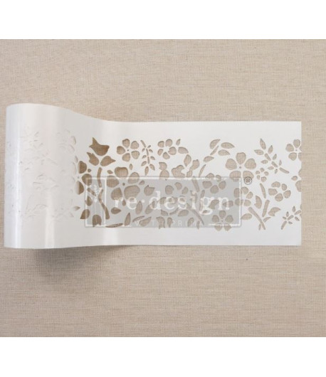 Stencil roll adesivo ROYAL ANN GARDEN 13,70 mt x 10 cm alt.