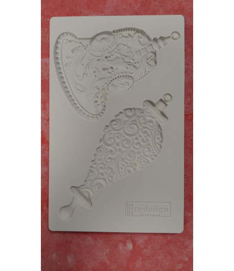 Stampo decorativo in silicone - ADDOBBO CAMPANE 12,5x20 cm