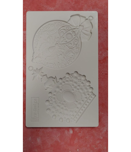 Stampo decorativo in silicone - ADDOBBI CLASSICI 12,5x20 cm
