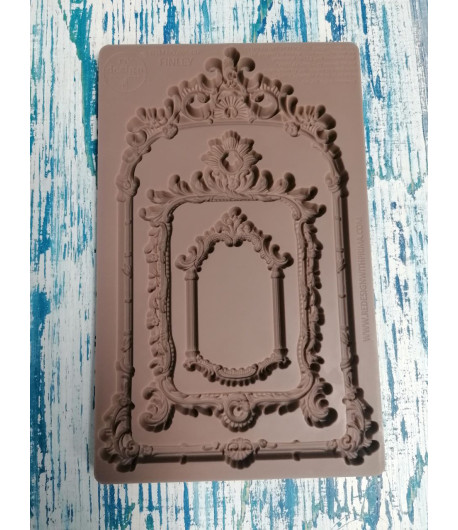 Stampo decorativo in silicone  - CORNICI FLOREALI 12,5X20 cm