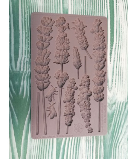 Stampo decorativo in silicone  -  LAVANDA 12,5X20 cm