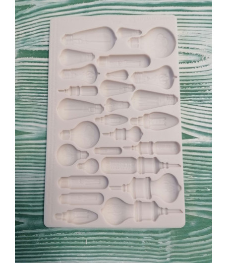Stampo decorativo in silicone  -  LAMPADINE VINTAGE 12,5X20 cm