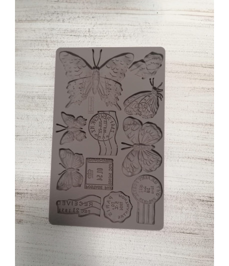 Stampo decorativo in silicone  - FARFALLE  12,5X20 cm