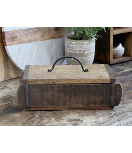 Chic Antique  antico stampo per mattoni con  coperchio