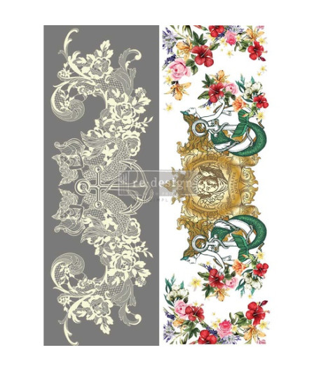 Trasferibile Transfer Mermaid Lace - 61 X 89 cm