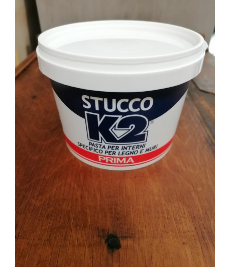 STUCCO K2 - pasta per interni specifico per legno e muri - 500 g  bianco