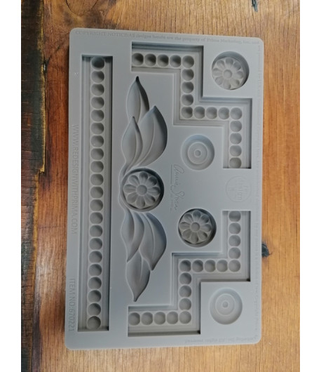 Stampo decorativo in silicone  - CORNICI/ANGOLI 12,7 X 20,3 CM