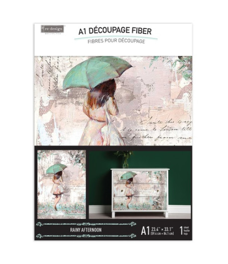 Découpage fiber A1 - RAINY AFTERNOON