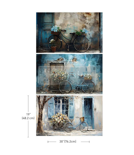 Découpage fiber - BIKE BREAK 48,2X76,2 CM