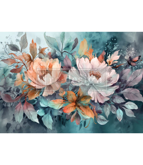 Découpage fiber A1- FLORAL DREAM 59,4 X84,1 CM