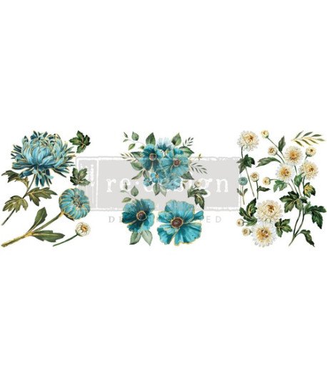 Middy Trasferibile Transfer- GILDED FLORAL 22 X 30 CM / 3 PZ