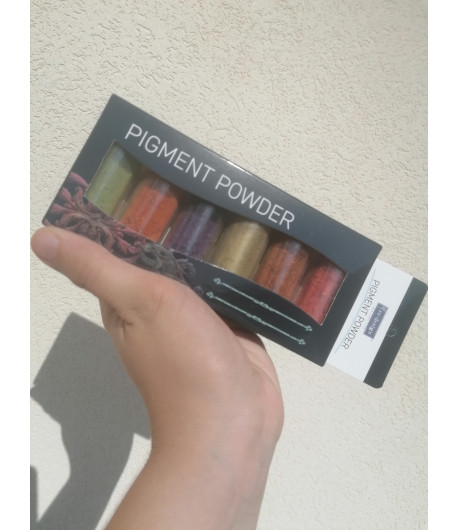 DECOR POWEDER Set da 6  Pigmenti colorati  -  FALL FOLIAGE 30g