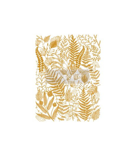 KACHA Trasferibile Transfer gold foil  - FOLIAGE FINESSE 45,7X60,9 cm