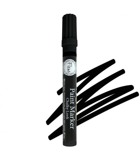 Fleur Paint Marker -  F77 BLACK Punta Fine