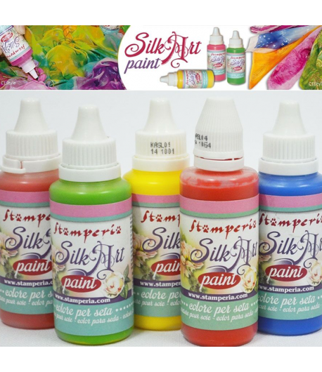STAMPERIA Colori per seta Rosa Scuro 60 ml