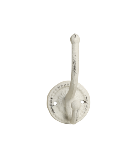 CHIC ANTIQUE appendino ad uncino in metallo - antique cream - 13 x 6x 6,5 cm