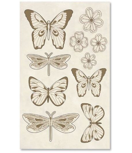 STAMPERIA Sagome intagliate "FARFALLE" - 14,8 x 21 cm