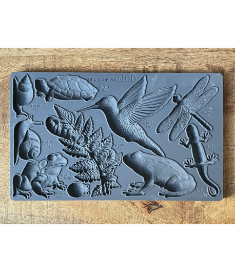 IOD Stampo fregi in silicone  - DEWDROP 25,5 x 15,5 cm