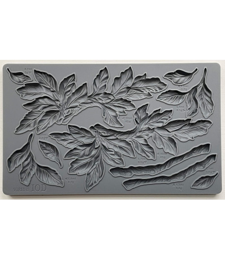 IOD Stampo fregi in silicone  - VIRIDIS 25,5 x 15,5 cm