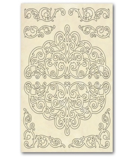 STAMPERIA Sagome intagliate "PIZZI E FREGI" - 14,8 x21 cm