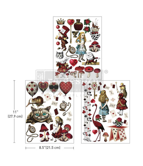 Middy Transfer - WONDERLAND  IMPRESSION 21,59 X 27,94 CM