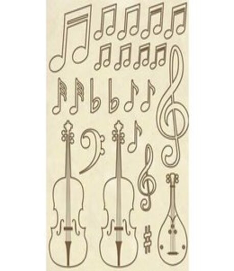 STAMPERIA Sagome Intagliate VIOLINI 14,8 x 21 cm