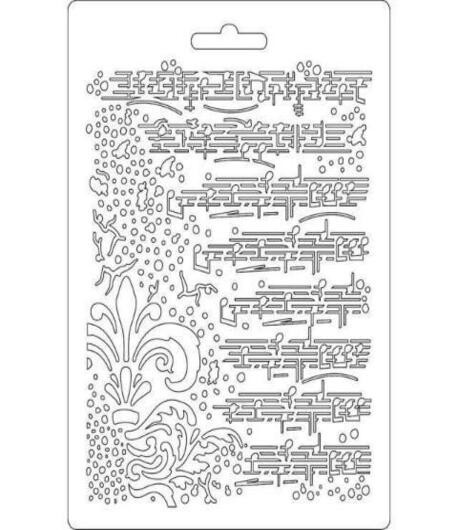 Stamperia Stampo Morbido sottile - MUSICA 14,8 x 21 cm