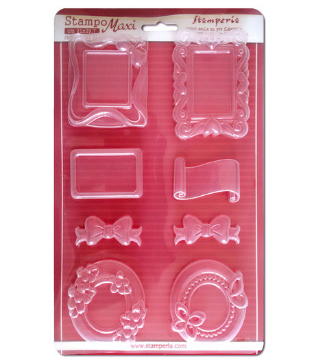 Stamperia Stampo Morbido Maxi - CORNICETTE 21 x 29,7 cm