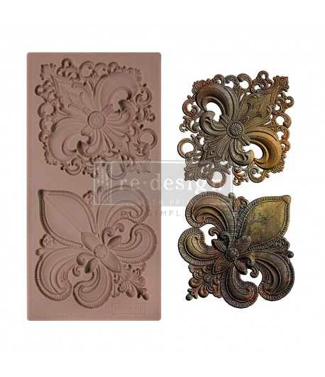 Stampo decorativo in silicone  - SALON DE LA  - 12,5X25 cm