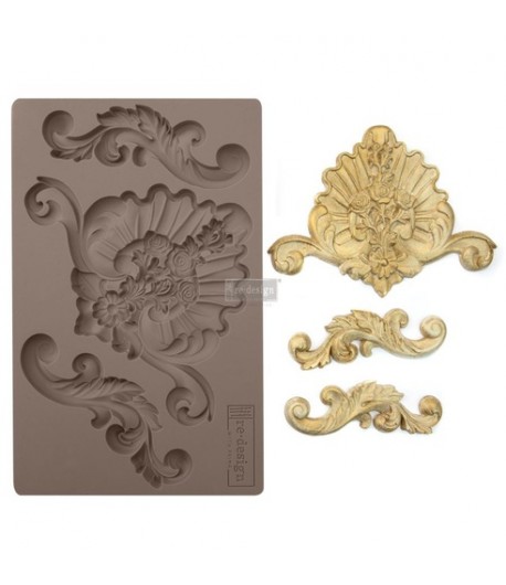 Stampo decorativo in silicone  - ENGLISH GARDEN   - 12,5X20 cm