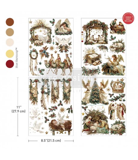 Middy Transfer - TRASFERIBILE / SACRED NIGHT COLLECTION  - 21,59 x 27.94 cm