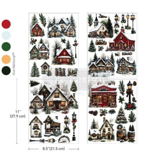 Middy Transfer - TRASFERIBILE / VILLAGE OF WONDER  - 21,59 x 27.94 cm