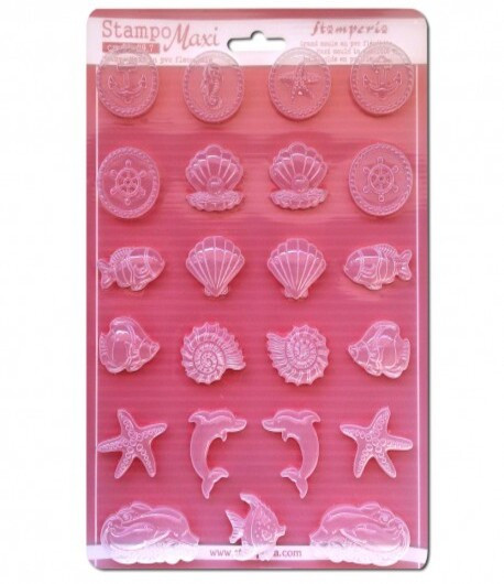 Stamperia Stampo Morbido Maxi - SEA LAND  21 x 29,7 cm