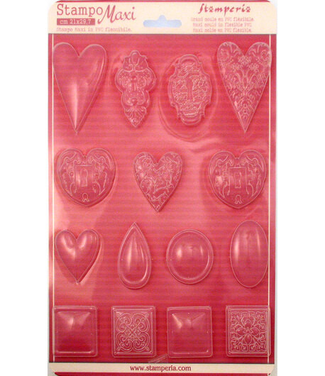 Stamperia stampo Morbido Maxi - GIOIELLI 21 x 29,7 cm