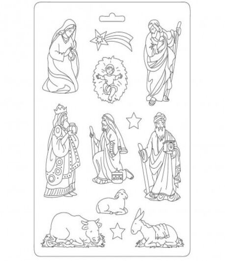 Stamperia Stampo Morbido Maxi - PRESEPE 21 x 29,7 cm