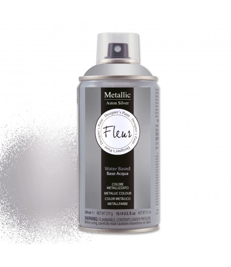 Fleur Vernice Spray  F90 ASTON  SILVER (ARGENTO) - 300 ml