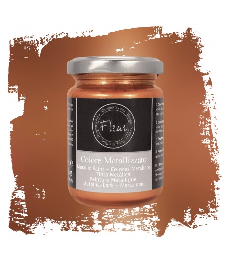 Fleur Paint Colore Metallizzato Rame - copper club - 130 ml